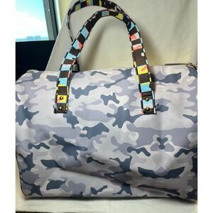 Cute Camo Monster Duffel Bag Carry-On Travel Weekender Kids Childrens